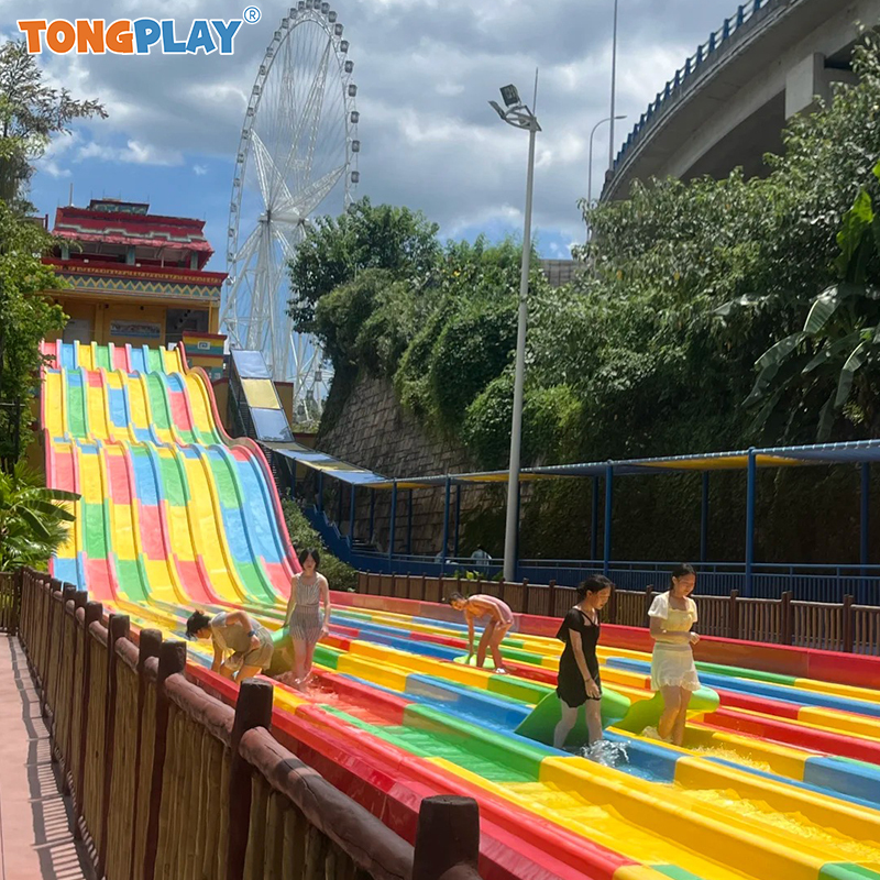 High-quality Fiberglass Indoor Ultra-long Slide Providing Exhilarating Experience