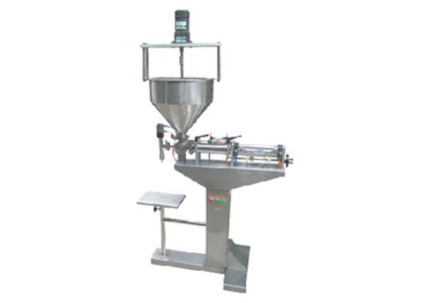Floor Type Mixing Semi Auto Filling Machine For Bottling Posts Viscosity Filler