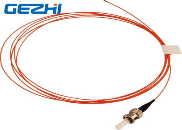 Orange OM2 Fiber Optic Patch Cord Accessories ST MM SX 50 / 125um 2 Meters 900um Pigtail
