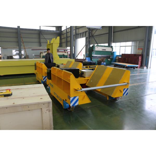 PLC System Remote Controlled Battery Motorized Steel Coil Transfer Car on Rails for Aluminum Coiling Plant