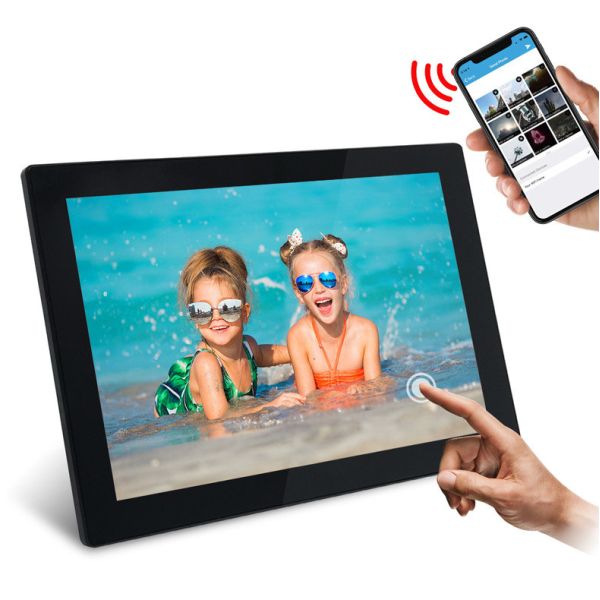 Programmeable HD IPS screen Cloud Wifi Digital Photo Frame 10 Inch Android 8.1 With Touch Screen