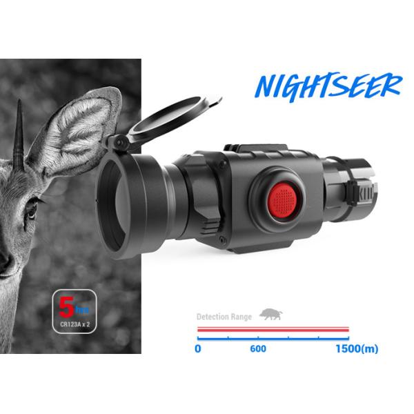 2x / 4x Thermal Night Vision Clip On Scope 5 Hours Operation Time Hunting Usage