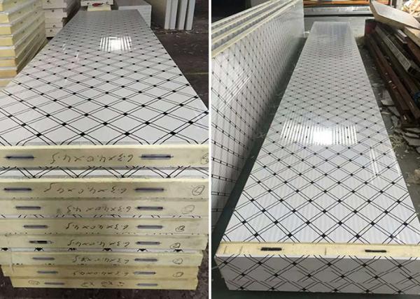 Panneau d'intérieur de plain-pied commercial profondément 100MM de polyuréthane d'isolation de chambre froide de congélateur de réfrigérateur grand