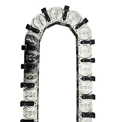 Custom Length Steel Cable Carrier Chain , Wire Drag Chain For Machine Tool