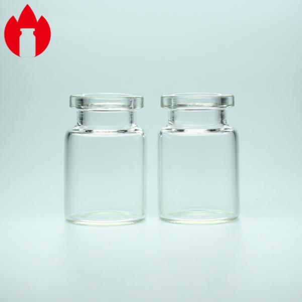 Pharmaceutical 5ml Clear or Amber Mini Lyophilization Glass Vials With Cap
