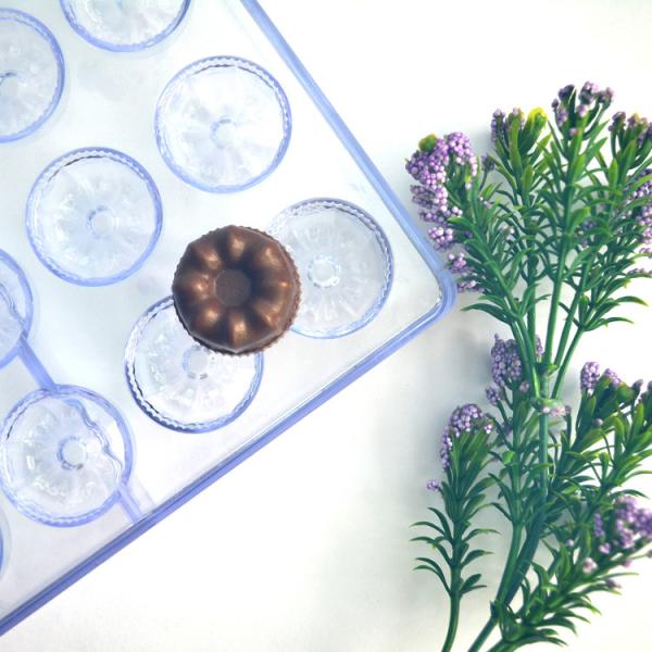 MHC Food Grade Silicone Custom Chocolate Molds Handmade 3D Hard Plastic Polycarbonate Chocolate Mold