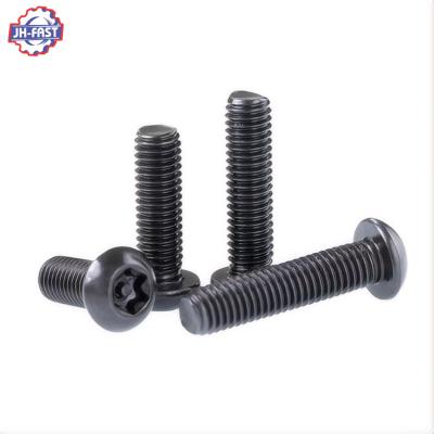 Black Torx Button Mushroom Head Screw M2 M2.5 M3 M4 M5 M6 M8 Anti-theft Tamper Proof Pin