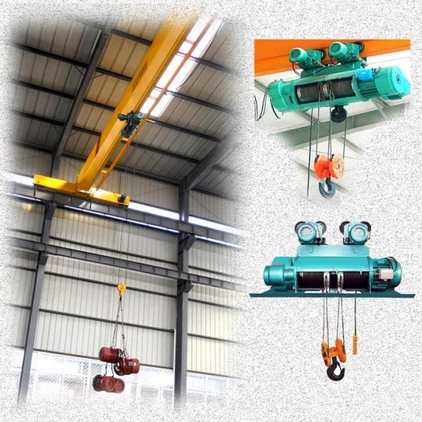 Crane EOT montagée au sol et au plafond à poutre unique de 5 tonnes d'envergure 7,5-31,5 m