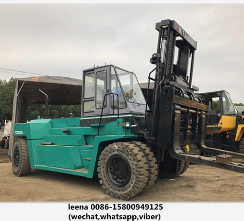 Mitsubishi 30ton Used Diesel Powered Forklift 1500mm Fork Length