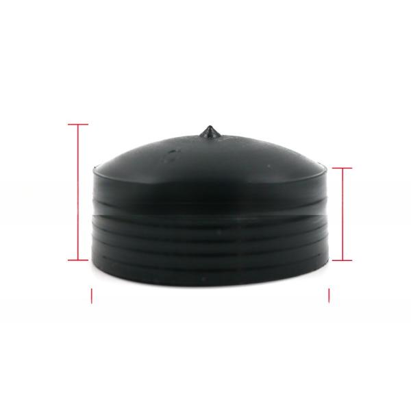 310ml Black Empty Plastic Caulk Tube Cartridge Tube with Nozzle and Plunger