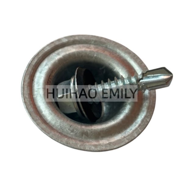 Galvanized Metal Roof Screw Caps Washer Cover Corrugated Roofing Sheet Screw
