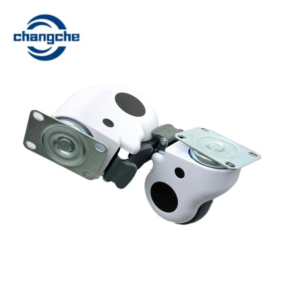 ODM OEM Medical Bed Wheels With Plate High Load Swivel Casters For Hospitals