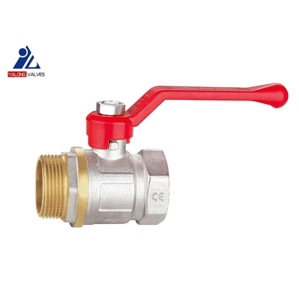 F NPT Aluminum Brass Ball Valve 232 Psi Solder Ball Valve