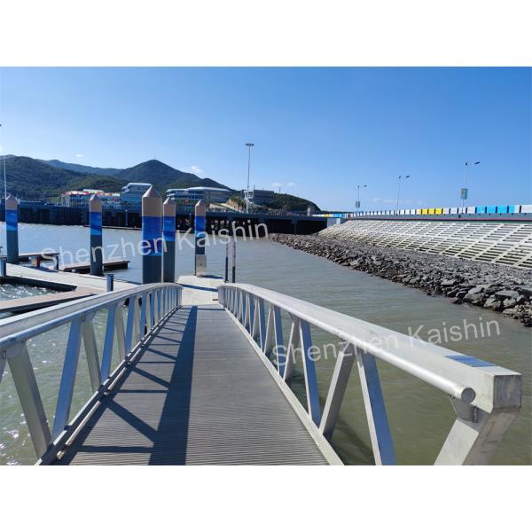Marine Aluminum Gangway with 1.1m Handrail 400kg Load Capacity