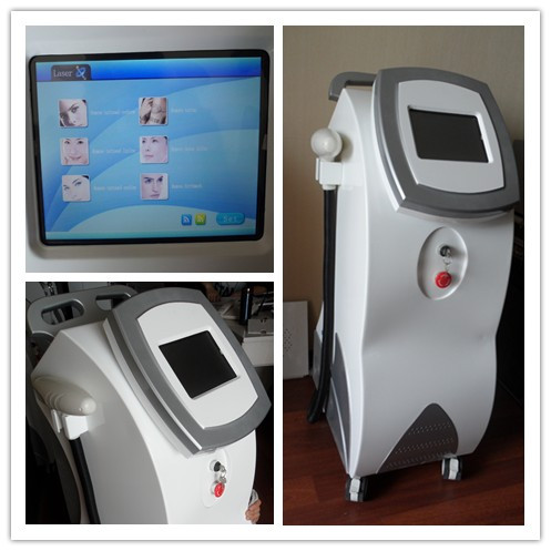 Protable 1064nm / 532nm ND YAG Laser Tattoo Removal Machine For Salon