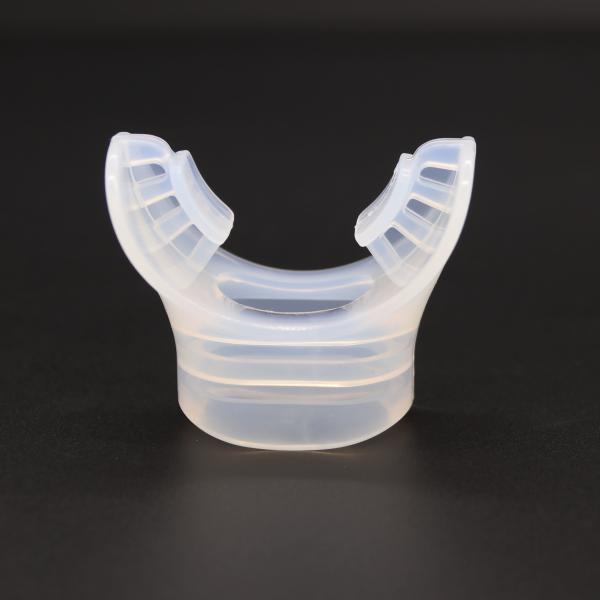 Custom Silicone Diving Mouthpiece - Black or Transparent