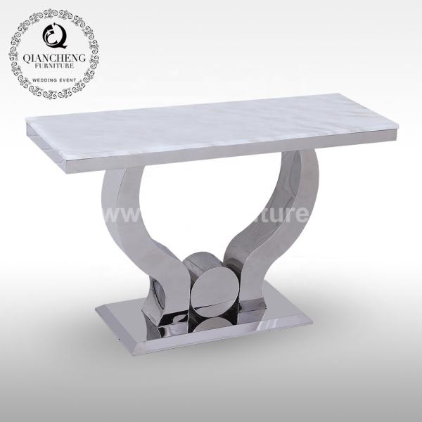 Quadro de aço inoxidável europeu da tabela de console 160cm do estilo da sala de visitas 65kg