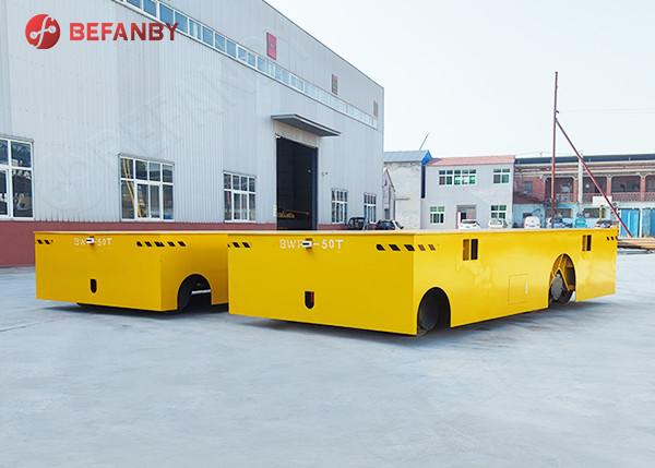 Outdoor Motorised Trackless Transfer Cart With Steering Wheel