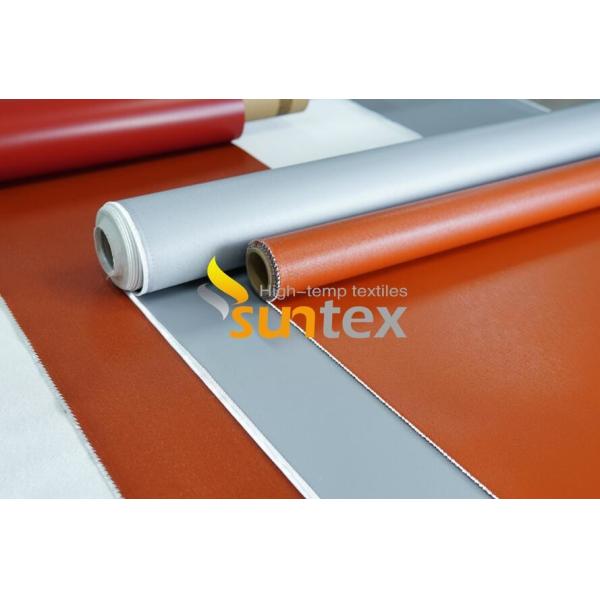 Fire Prevention Silicone Coated Fiberglass Fabric Used In Heat Insulation