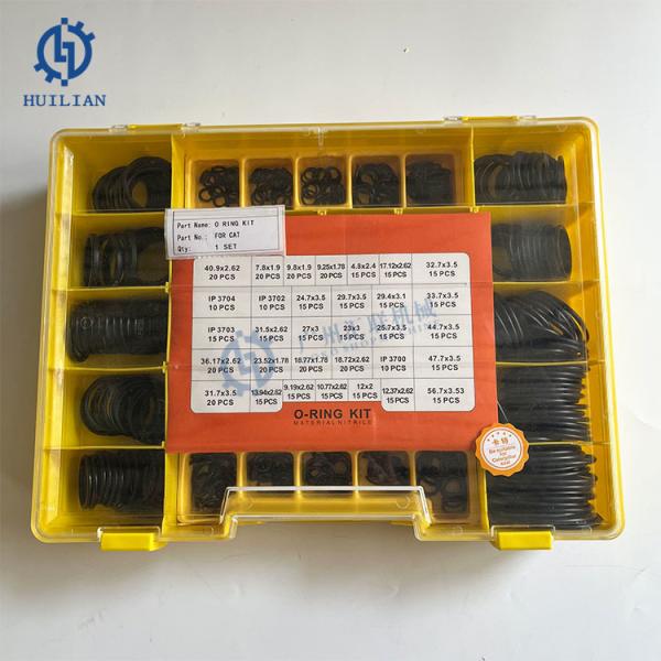 Kit de joints toriques pour excavatrice CAT, pièces de rechange, kit de réparation en caoutchouc