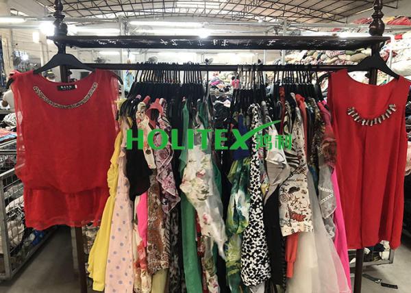 Wearable Second Hand Fashion Clothes Used Ladies Silk Blouses For Summer