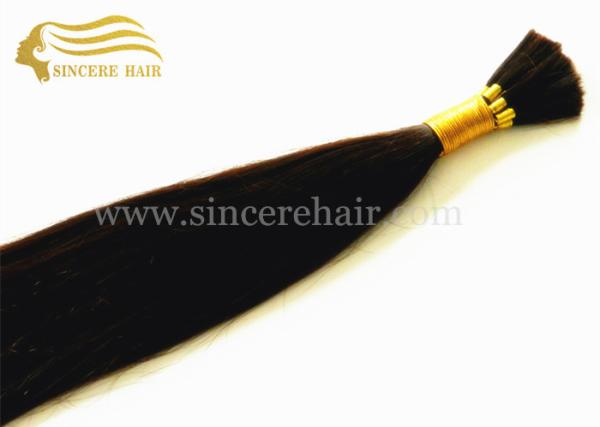 50 CM Remy Human Hair Extensions, 20 Black Straight Real Remy Human Hair Bulk Extensions For Sale
