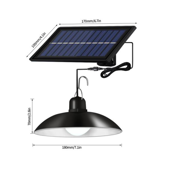 сумрак 400lm IP65 солнечный приведенный в действие привесной светлый, который нужно рассветать свет для крытого на открытом воздухе гаража