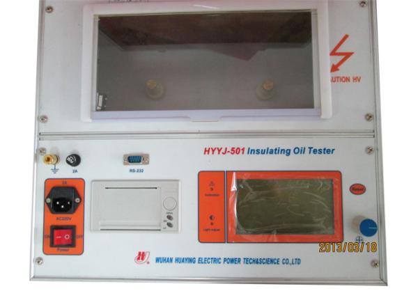 IEC60156 100KV Transformer Oil Testing Equipment With RS232 Port ISO Approve