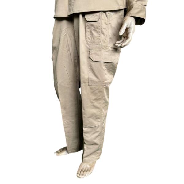 Khaki Military Cargo Pants for Outdoor Combat Polyester Cotton