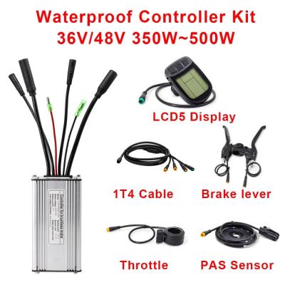 affichage sans brosse d'affichage à cristaux liquides de capteur de PAS de Throttle Brake de contrôleur de 36V 350W 48v 500w