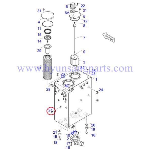 Temp спрятанный датчиком масла Doosan K1003296 для DX140W DX180 DX225 DX300