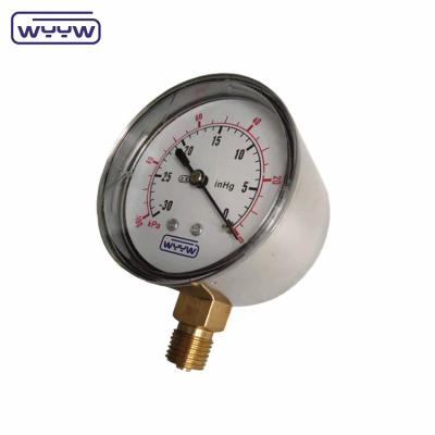 manómetro de baixo pressão ss 63 mm inH2O wc mbar
