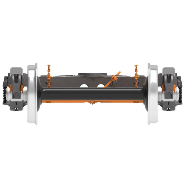 High Load Capacity Railway Bogie , Railroad Wagon Freight Bogie Reliable Strength