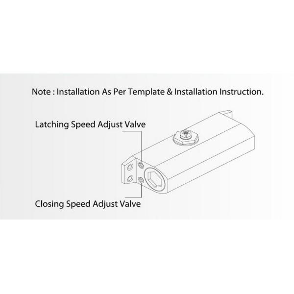 Дверь пожарной безопасности небольшая алюминиевая - конец более близкой светлой руки обязанности регулярной безшумный легкий