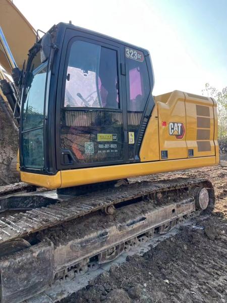 Air Conditioned Cab Crawler Used Excavator Machine CAT 323GC 26KW