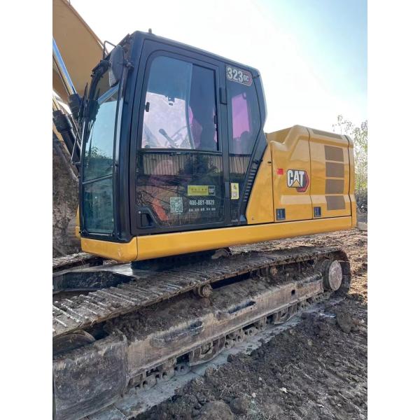 Air Conditioned Cab Crawler Used Excavator Machine CAT 323GC 26KW