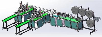 Machine de fabrication du masque KN95 chirurgical et accessoires relatifs de matériel de haute précision