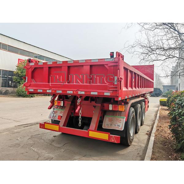 China Brand 3 Axle Hydraulic Grain Camions-Remorques Dumping Rear End Dump Tipper Semi Trucks Trailer for Trucks