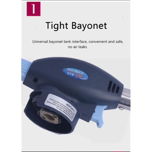 Черное пластиковое оружие факела БАРБЕКЮ для инструментов кухни топления еды печь