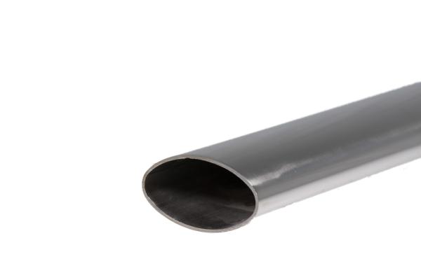 Hollow Section Elliptical Steel Pipe Non Fading For Furniture Flat End