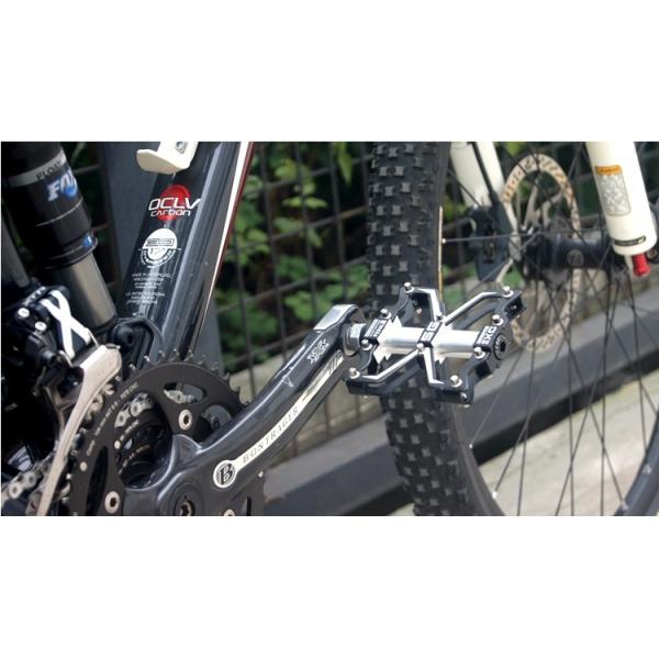 CNC обработанные 3 подшипника Алюминиевая сплав Велосипед педаль Премиум анодированные цвета