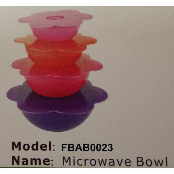 FBAB0023 for wholesales food-grade pp plastic microwave bowl set