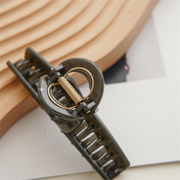 Summer cross Jelly decorations color grab clip women's premium hairpin Horsetail shark clip hair accessories