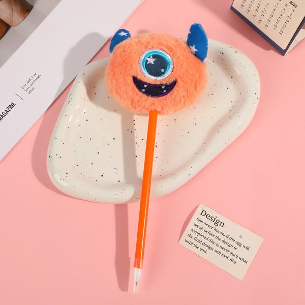 Cartoon Cute Little Monster Ballpoint Pen 0.7mm Halloween Student Gift Stationery