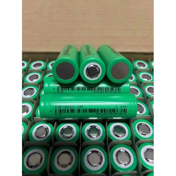 18650 3.7V 2500mAh 10C/12C High Rate Li-ion Battery Cell (25P) for Power Tools and E-bikes