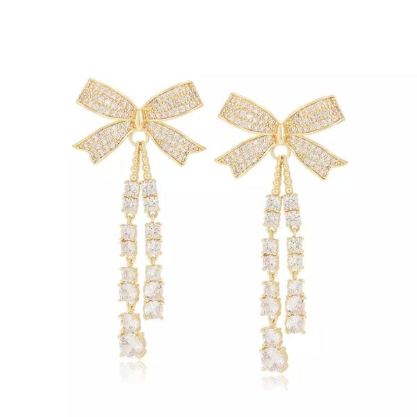 Versatile Gold Heart Drop Earrings