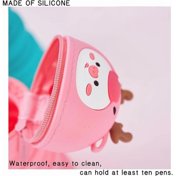 Свертываемый силиконовый карандаш, легко очищаемый, водонепроницаемый