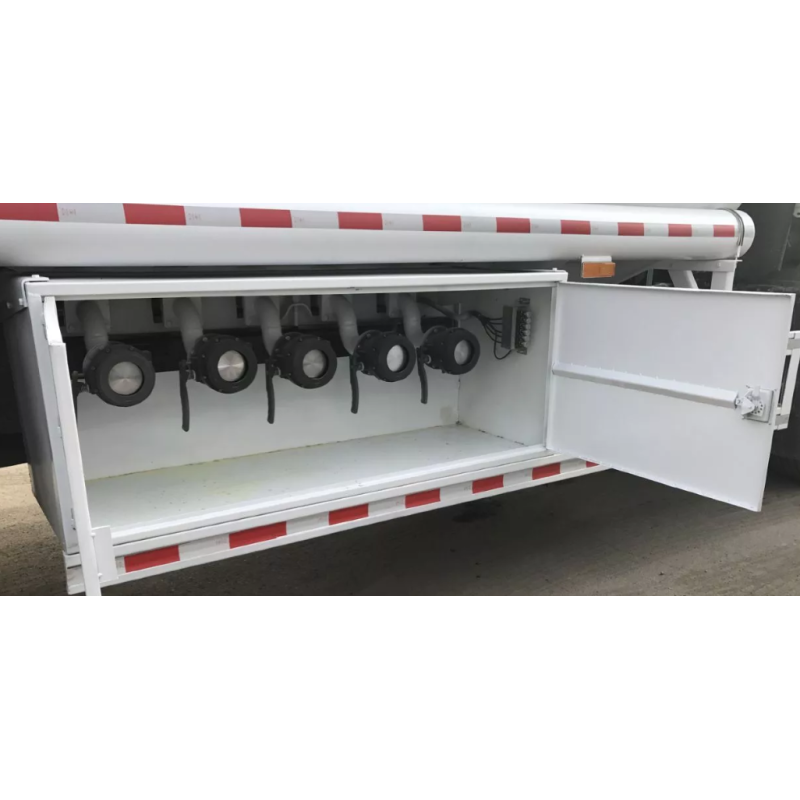 42000L 45000L Aluminum Carbon Fuel Tank Truck Manufacturers 3Axle