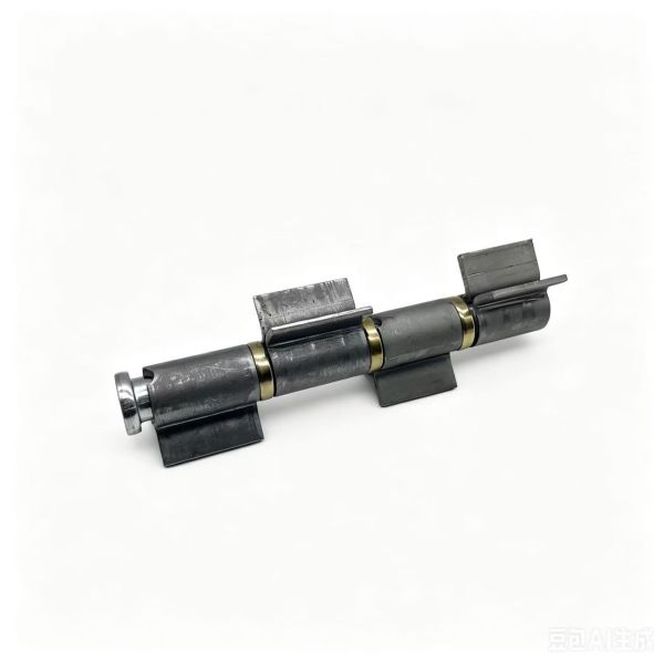 Welding hinge H26504X hinge leaf ringent, with washer or bearing,material:iron, finishing:self color or zinc plating