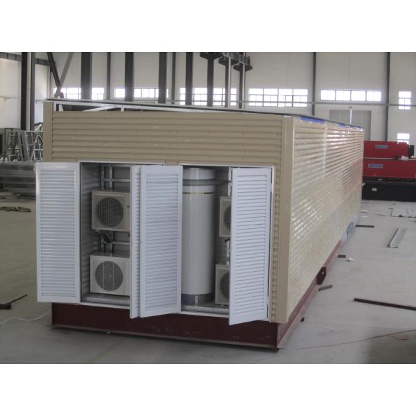 Светлое стальное современное модульное самонаводит дома на колесах легкого и быстрого дома установки желтые